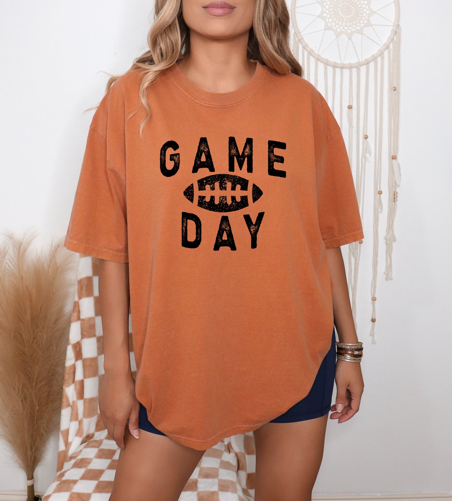 Comfort Colors Game Day Oversized Football Shirt