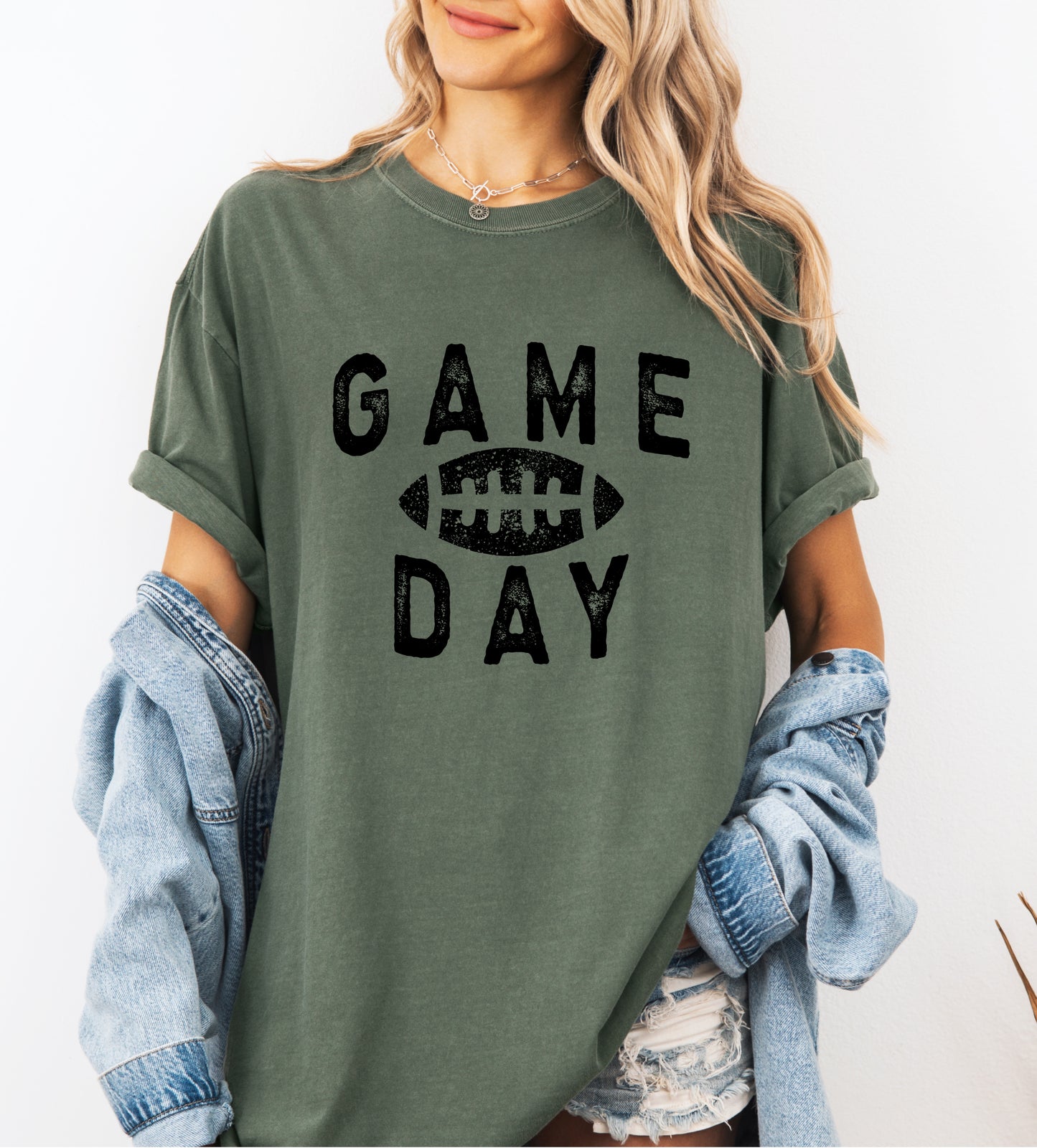 Comfort Colors Game Day Oversized Football Shirt