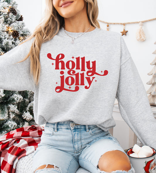 Holly Jolly - Women's Christmas Sweatshirt