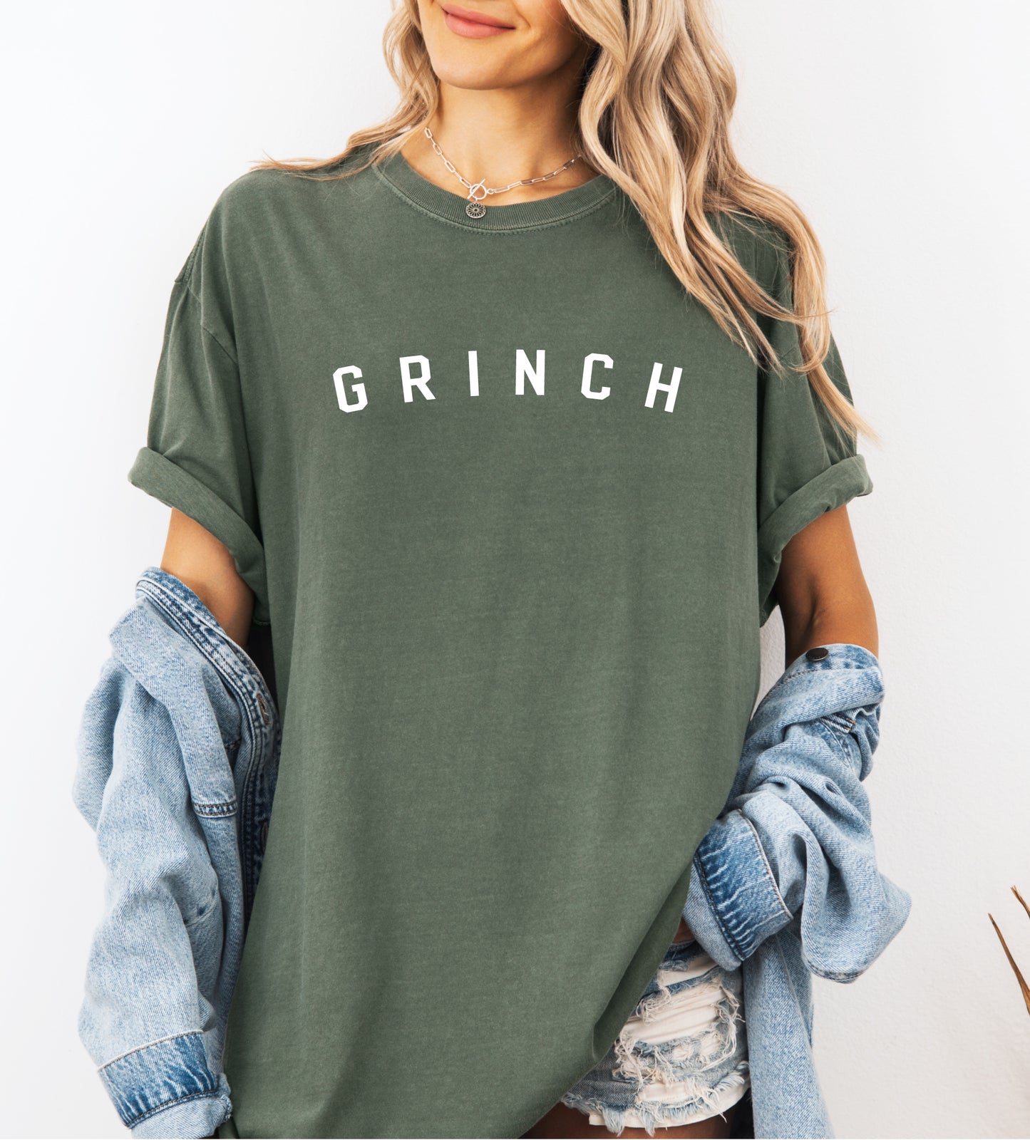 Comfort Colors - GRINCH - Women's Christmas Trendy Tee