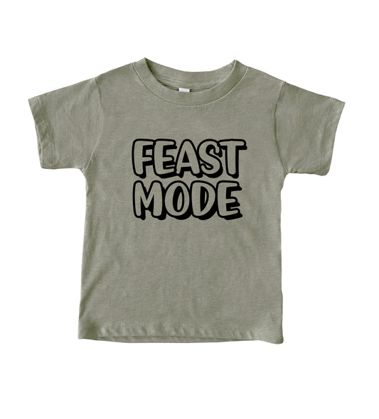 Feast Mode - Baby Thanksgiving Day Funny T-Shirt