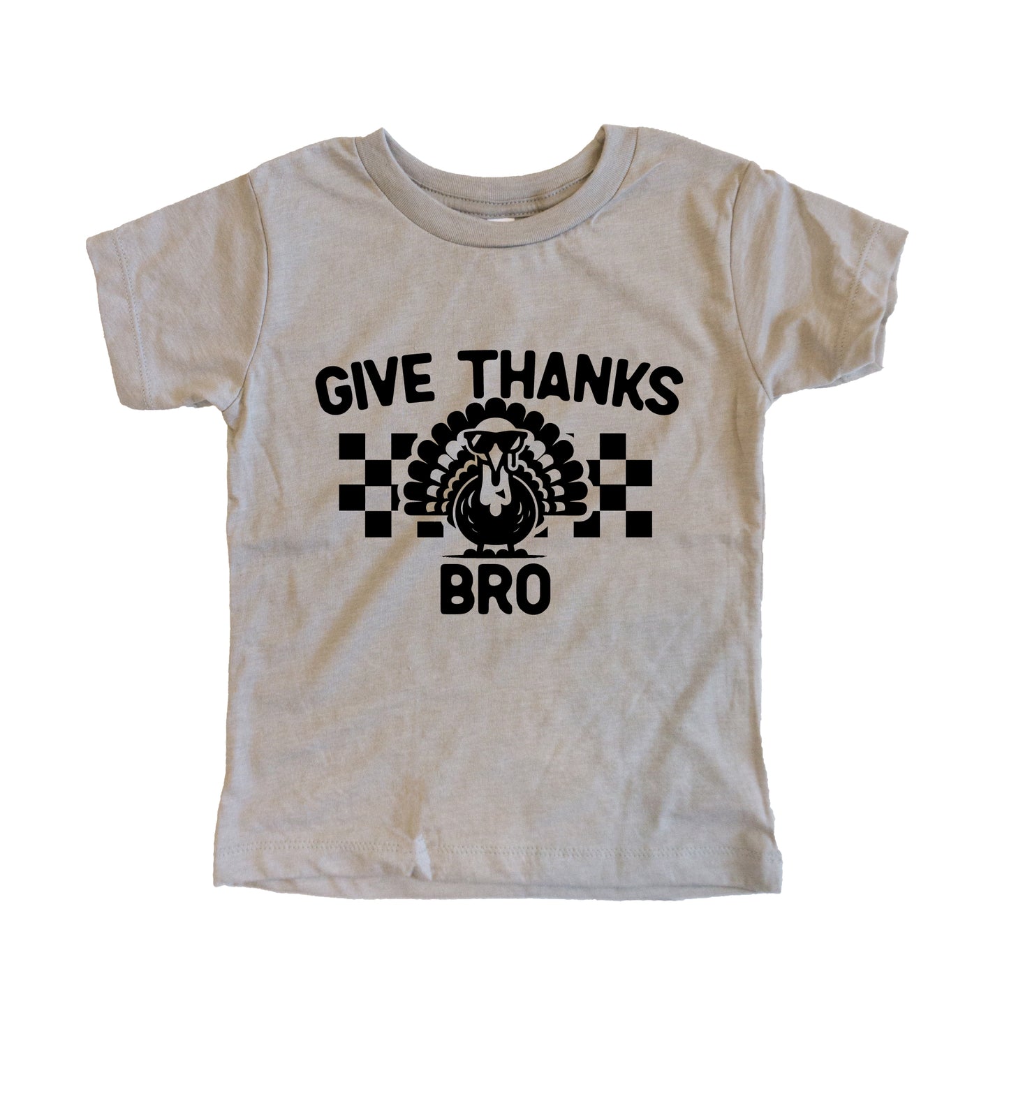 Give Thanks Bro - Funny Thanksgiving Turkey Day Shirt for Toddlers