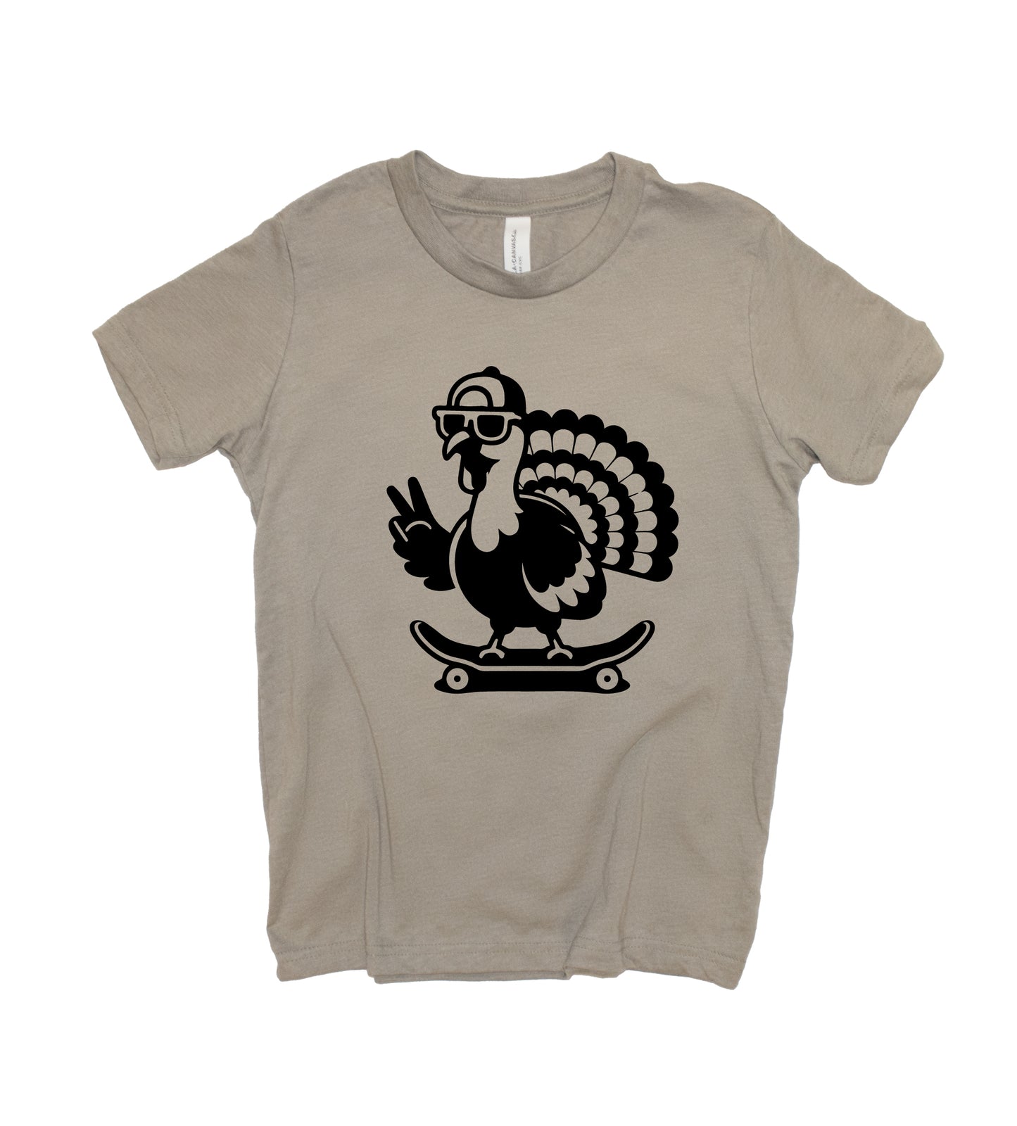 Rad Turkey Skateboarding Thanksgiving Day Youth T-Shirt