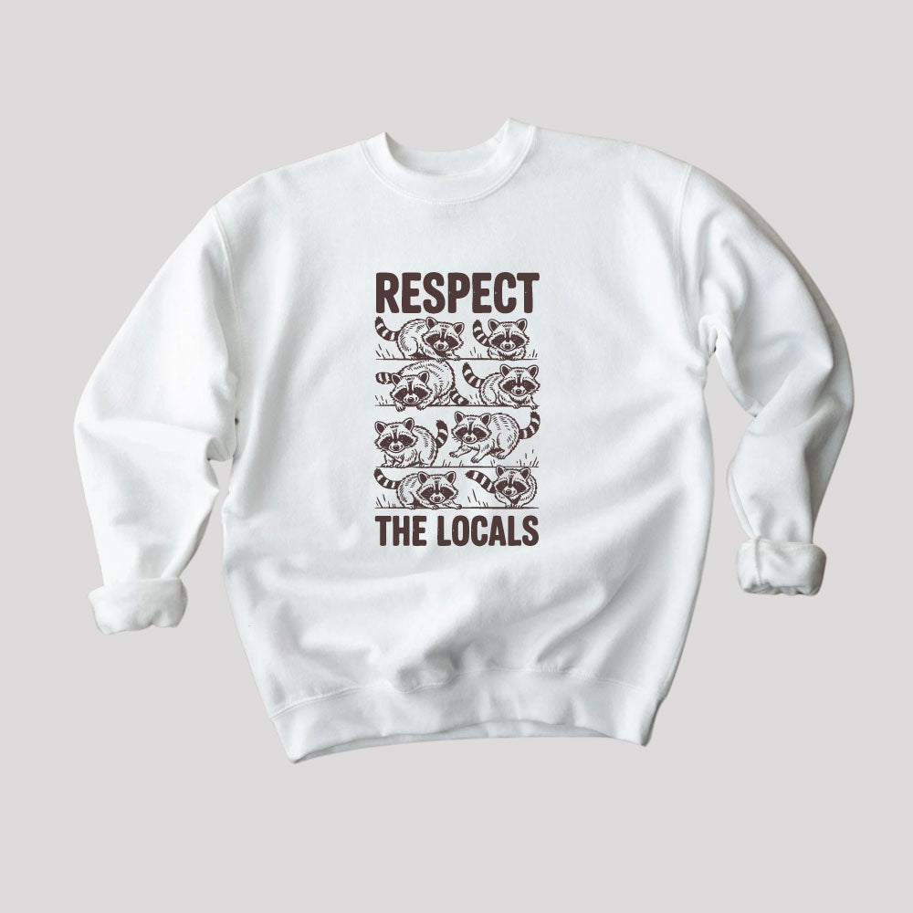 Respect The Locals Raccoon