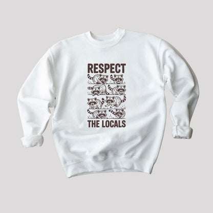 Respect The Locals Raccoon