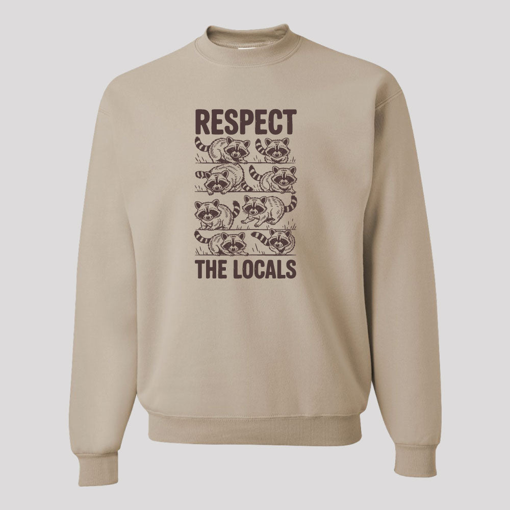 Respect The Locals Raccoon