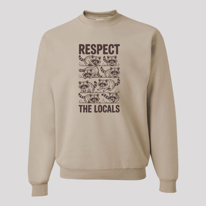 Respect The Locals Raccoon