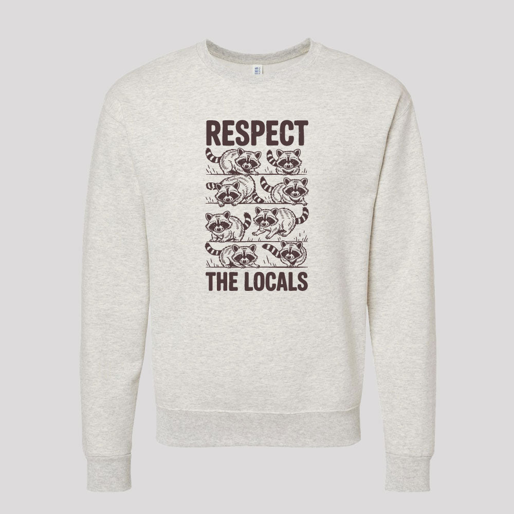 Respect The Locals Raccoon