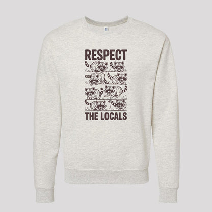 Respect The Locals Raccoon