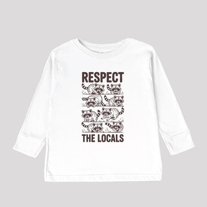 Respect The Locals Raccoon - KIDS