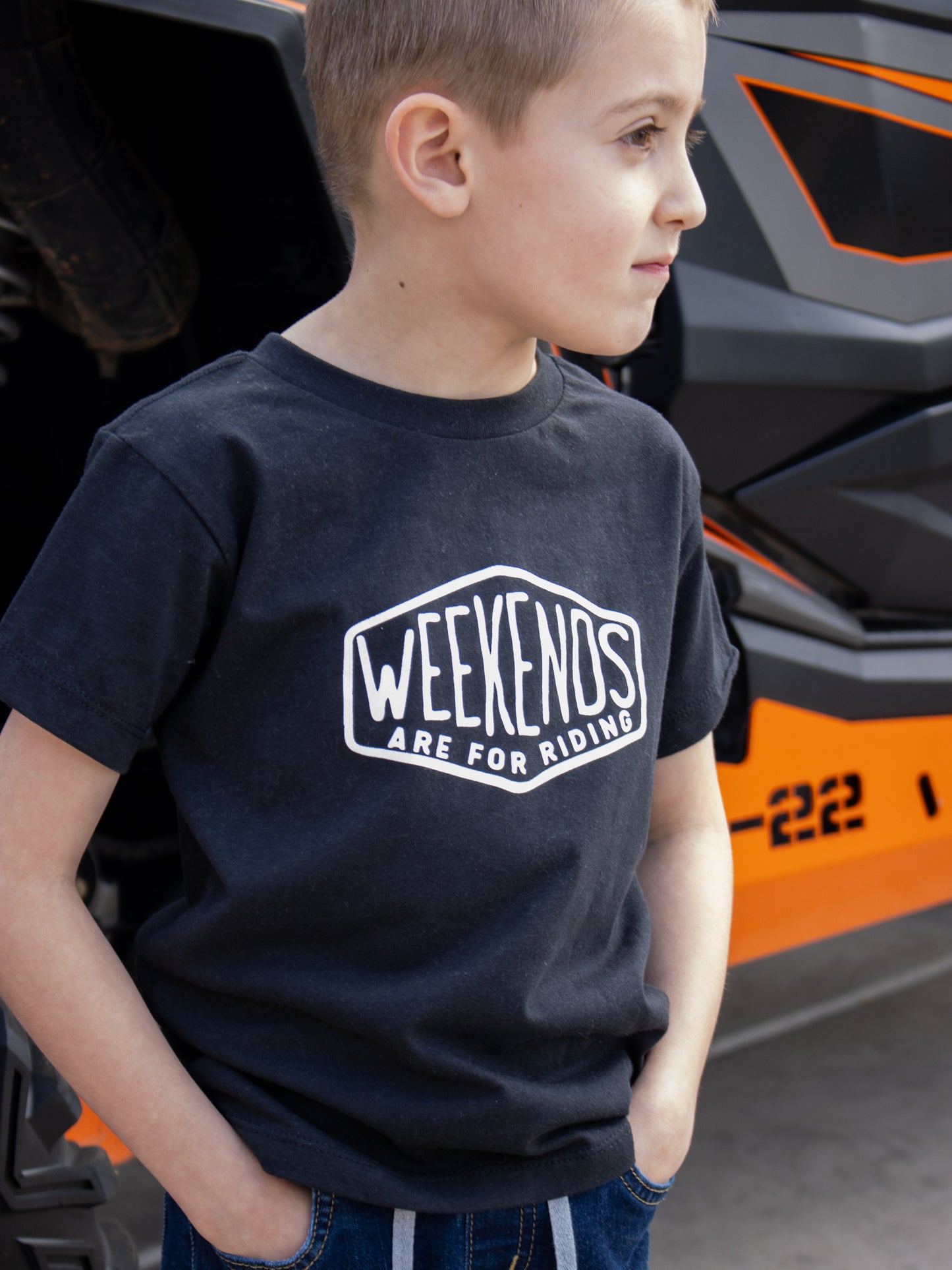 Weekends are for riding - Youth Tee