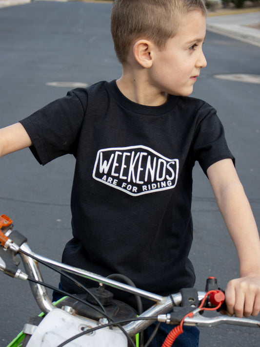 Weekends are for riding - Youth Tee