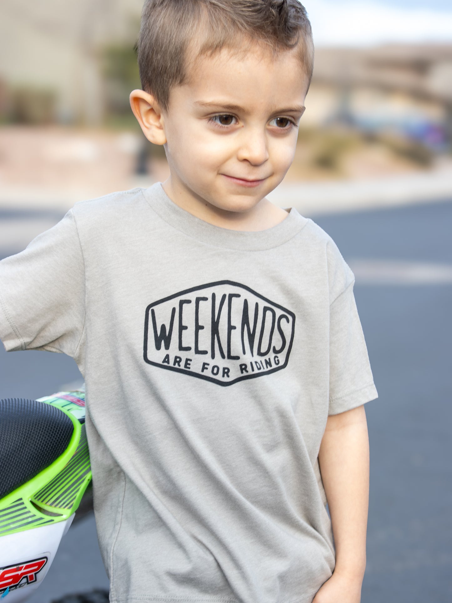 Weekends are for riding - Toddler Tee