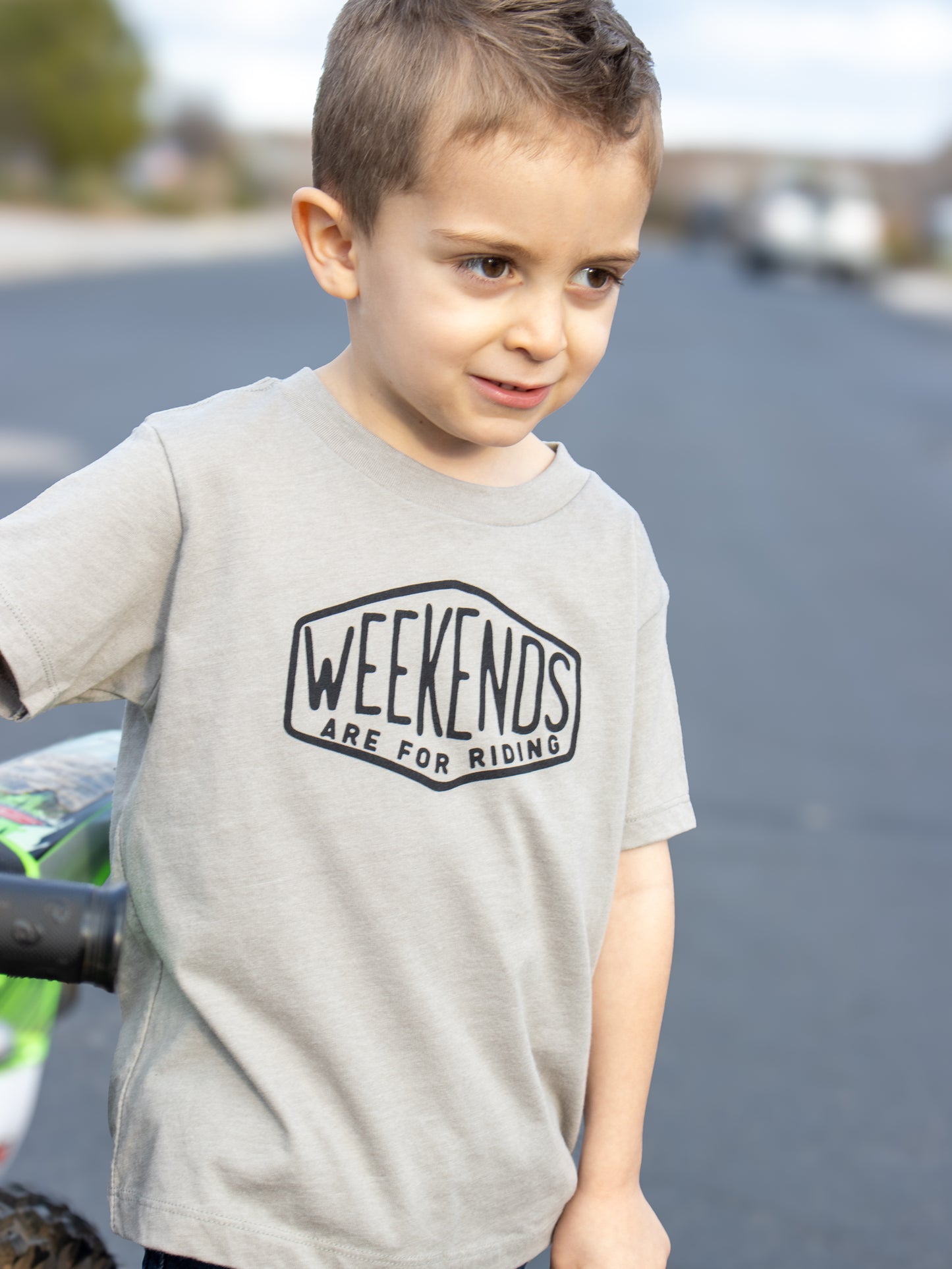 Weekends are for riding - Toddler Tee