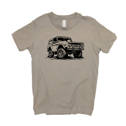 Vintage Truck SUV Shirt Kids, Off Roading Tee, Adventure T Shirt, Kids Youth Bronco T-shirt